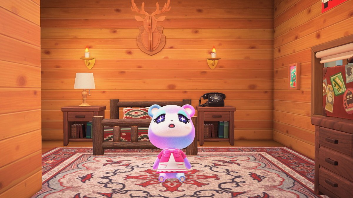 VeranACNH's tweet photo. It's in our house now #AnimalCrossing #ACNH #NintendoSwitch #twinpeaks #judy https://t.co/UPqu8nxSSV