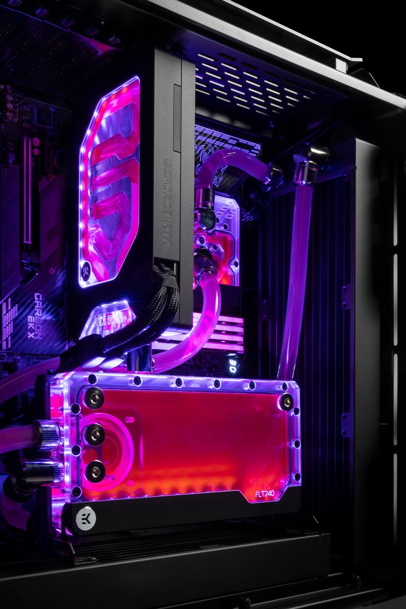EKbyLMTEK's tweet photo. The word flat can have many meanings in the English language. But in this case, it clearly means Awesome Liquid Cooling Aesthetics! How would you use a flat reservoir like this one in a build? Explore the EK-Quantum Kinetic FLT options ➡ https://t.co/xVliIxt5Zf
#EKWB #PCMR https://t.co/mVHKYvJ3qp