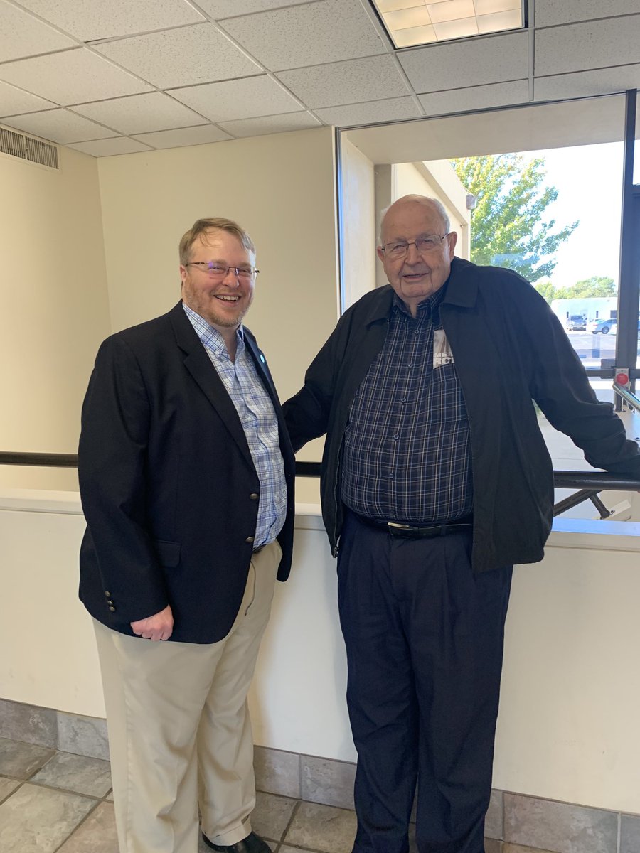 Two great men at NRHBC yesterday. Dr. McDow a faithful member, former evangelism professor at SWBTS, and supporter of our ministry staff. Dr. Queen current evangelism professor at SWBTS and servant to our local churches. God has and is using these men to win people to Christ.