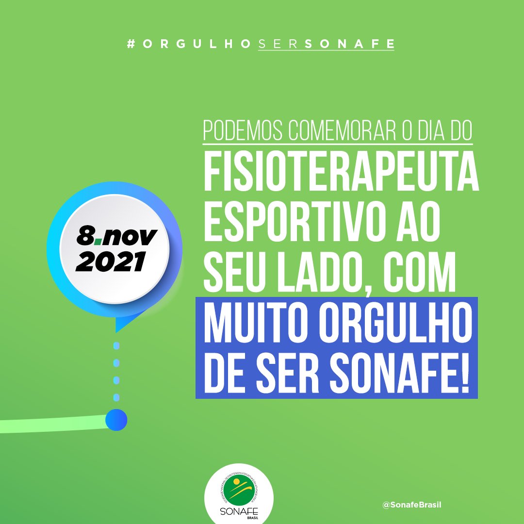 Quanto orgulho do que construímos até aqui! Parabéns a cada sócio e a cada futuro sócio, que se dedicam diariamente à Fisioterapia Esportiva no Brasil! 🇧🇷 

Deixe sua homenagem e diz pra gente!

#SonafeBrasil #FisioterapiaEsportiva #Sonafe18anos #OrgulhoSerSonafe