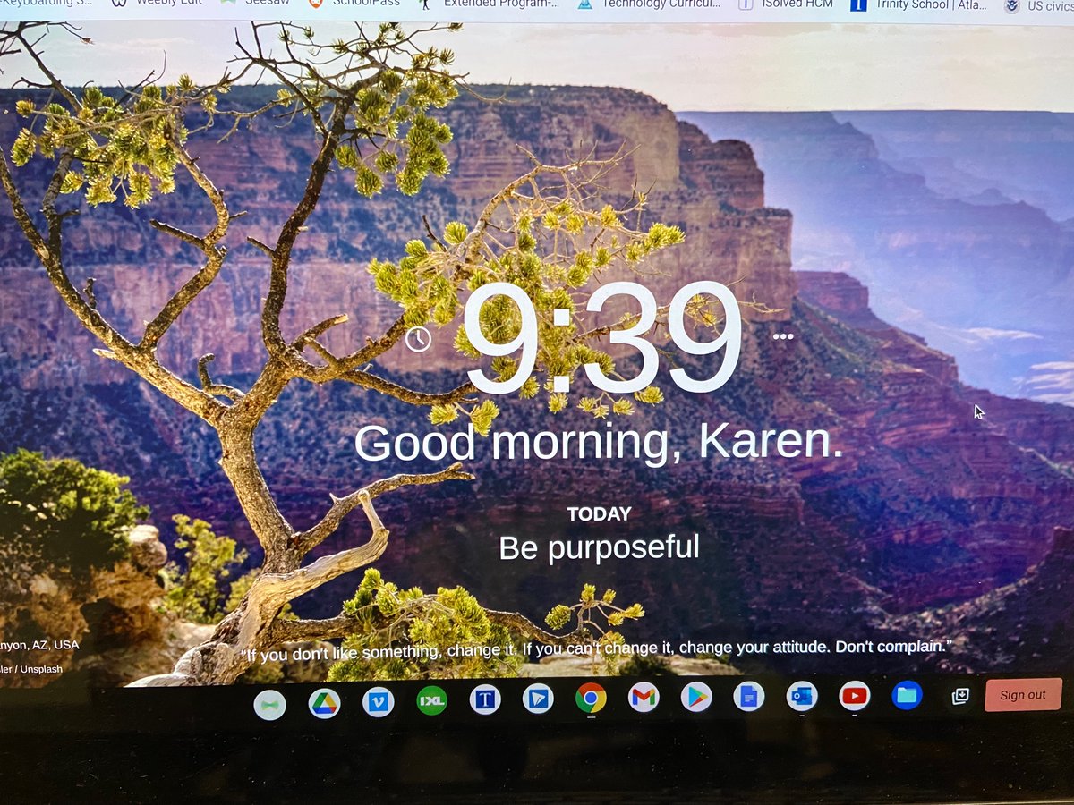 I’m loving my new screen each day! Thanks <a href="/apsitnatasha/">Dr. Natasha Rachell</a> for teaching me about <a href="/momentumdash/">Momentum Dash</a> #GAETC21