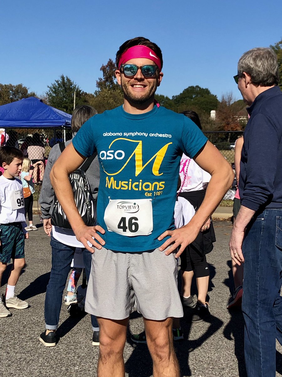 AlSymMusicians's tweet photo. The @AlSymMusicians were proud to participate in yesterday’s #pinkupthepace 5k! We had runners, walkers, and our trumpet section provided the “first call.” Thank you @BCRFAlabama for hosting such a great event and allowing us to be a small part of it! 🎶🏃♂️🏃♀️🎺 https://t.co/G23TblsXxk