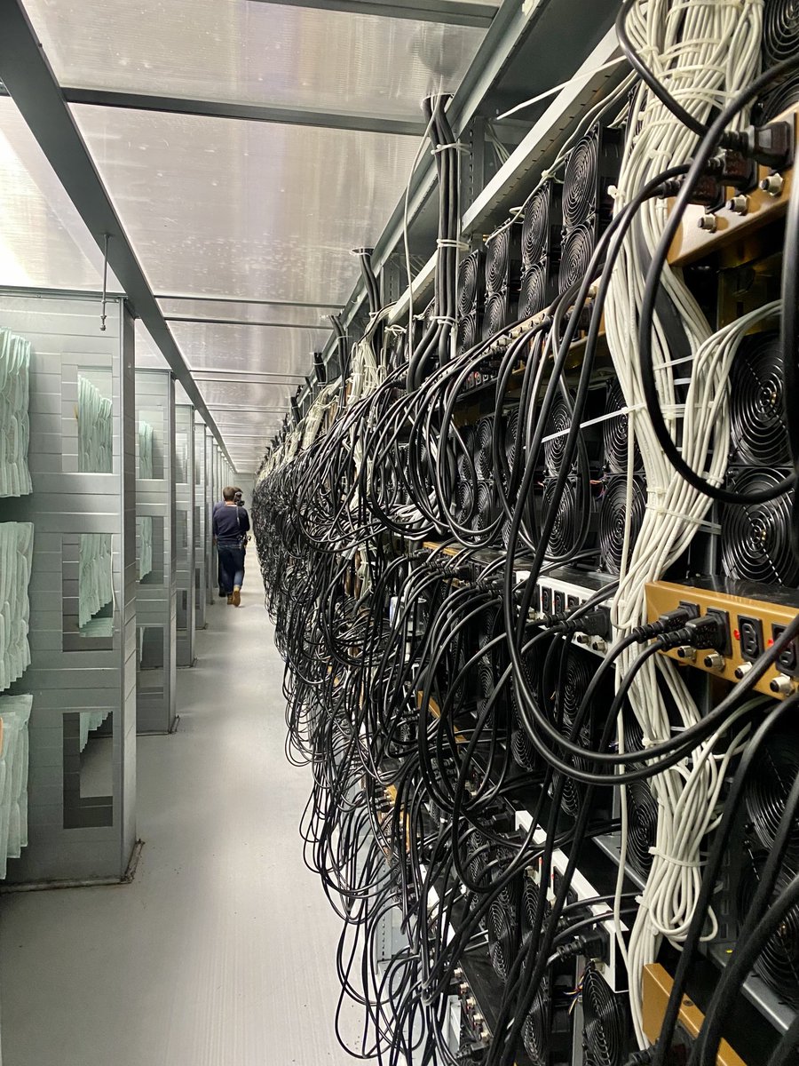 Inside the biggest #bitcoin mining farm of Europe Somewhere in #Iceland 🎥