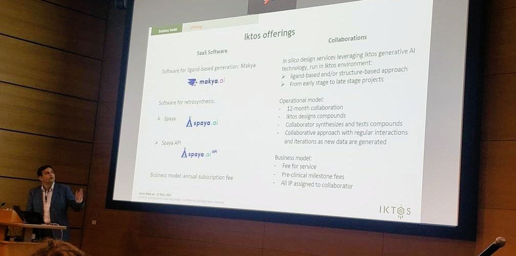 DirSlas's tweet photo. @IktosAI is ready to answer your questions (online or in person!) after their vendor snapshot presentation here at @SLAS_Org's #SLASAI21 symposium. https://t.co/7e5eMDJG1Y