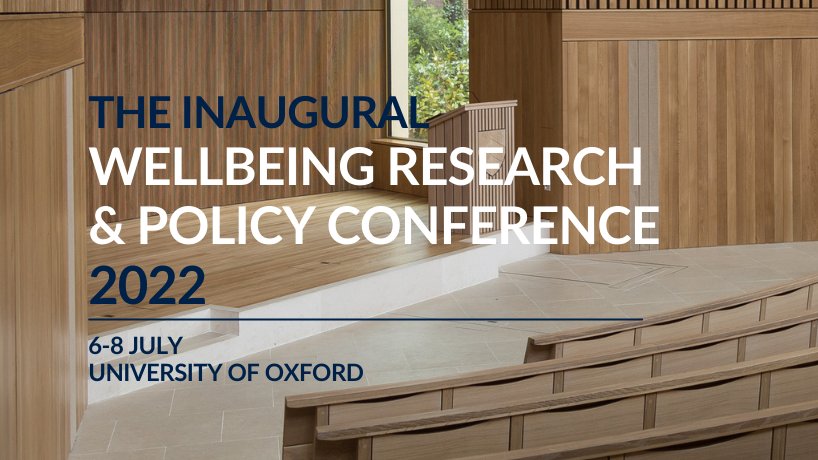 OxWellResearch's tweet photo. 🥳 Conference launch! 🥳

We are excited to officially announce the inaugural Wellbeing Research &amp; Policy Conference. 

We've been working hard to secure a stellar programme of speakers from academia, policy, and business, to discuss #wellbeing!

#OxWellConf https://t.co/bkQyfHncf9