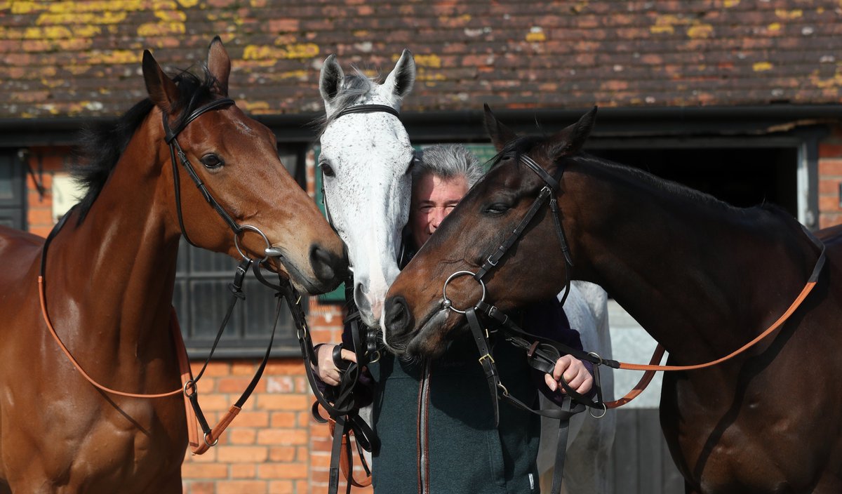 Coming to a racecourse near you.....

⚡️ Bravemansgame
⚡️ Politologue
⚡️ Frodon 

Three of <a href="/PFNicholls/">Paul Nicholls OBE</a> superstars pose for the camera 🤩

📸 <a href="/TheJockeyClub/">The Jockey Club</a>