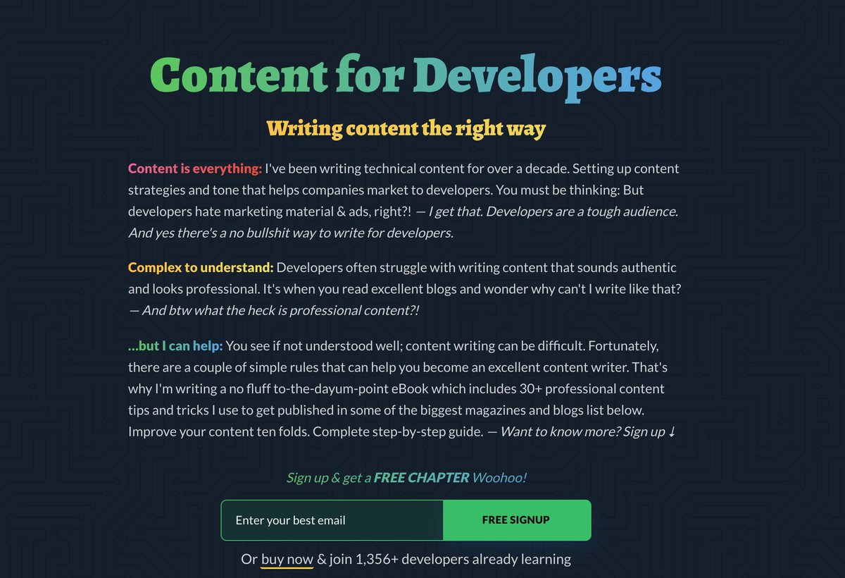 GIVEAWAY! 🥳

Win $150 worth 3 copies of WrityIO "Content for Developers" course by Maedah.

It's my wife's birthday today and we're celebrating. 

Steps to participate ↓
🥳 Follow <a href="/MaedahBatool/">Maedah Batool</a>
👍 Like this tweet
🔥 Retweet this tweet