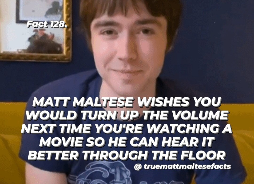 MMalteseFacts's tweet photo. How thoughtless of you😔
#mattmaltese #truemattmaltesefacts #hesstayedunderyourhouseallthistime #fact13 https://t.co/Senr0fHGDe