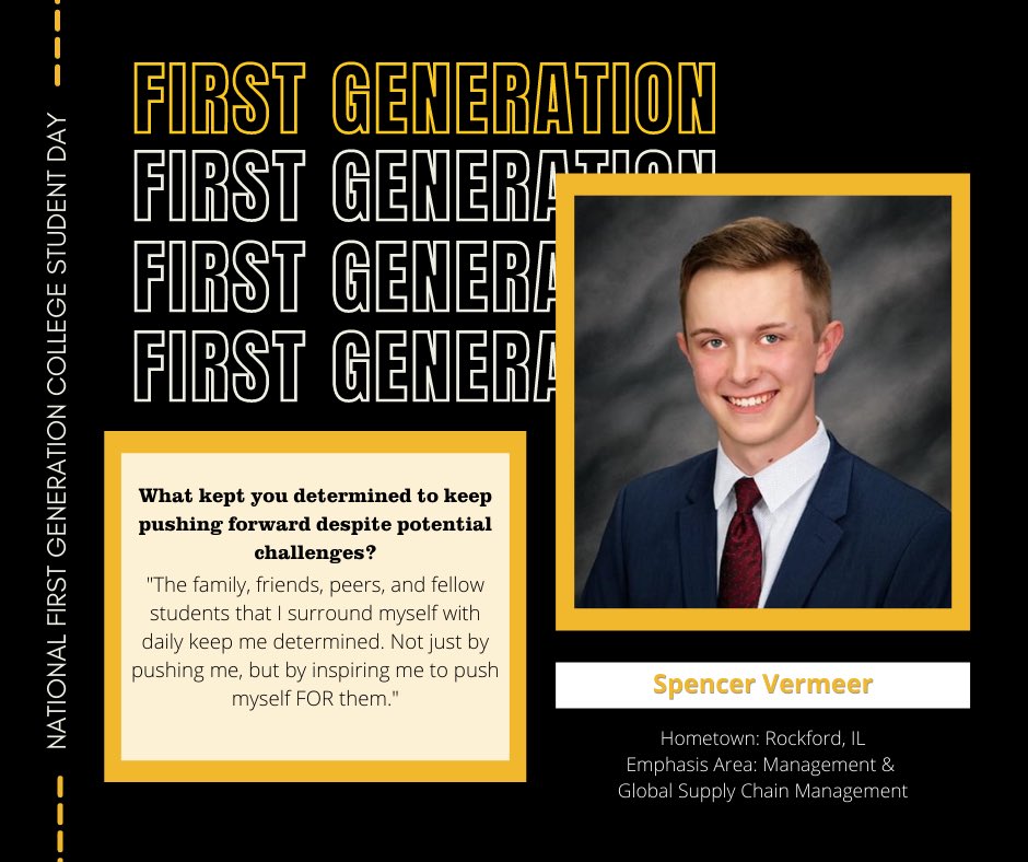 Spencer, we are so thankful to be able to be a part of your journey. Thank you for choosing Mizzou and the Trulaske College of Business as your home away from home. We are here to support you and aid in your successes in any way. We are proud of you!! 🐯

#MIZ #FirstGenMizzou