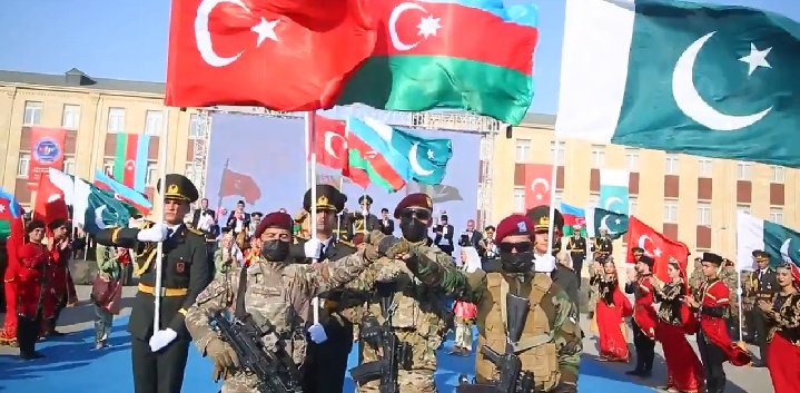 IqraTwitts's tweet photo. Congratulations From Pakistan 🇵🇰to all Azerbaijanis 🇦🇿 Brothers and Sisters on this Historic Day May This Achievement and Spirit led to More Victories (Ameen). On November 8 Azerbaijan Liberated Occupied territory from Armenia.
✌️🇵🇰🇦🇿🇹🇷✌️
#QarabağAzərbaycandır
#VətənMüharibəsi https://t.co/KLWgqjUGyB
