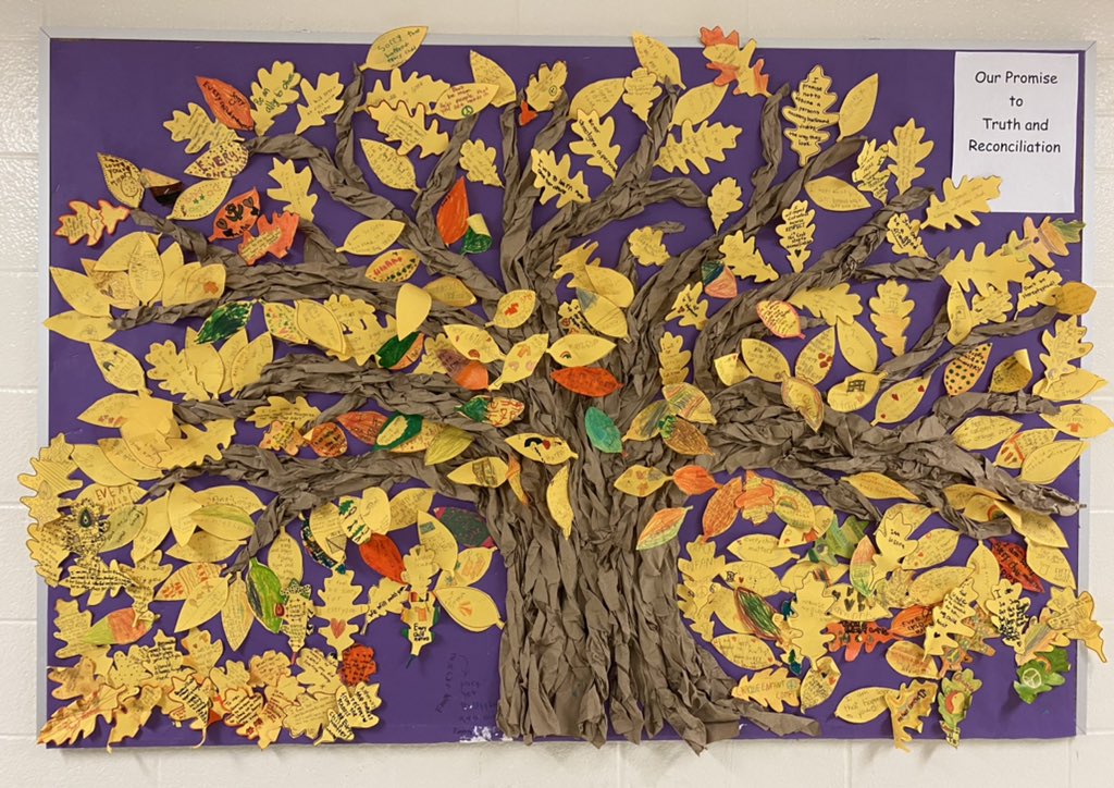 mme_bird's tweet photo. Our Promise to Truth and Reconciliation @whiteoakspeel https://t.co/ZWZf3EVPP6