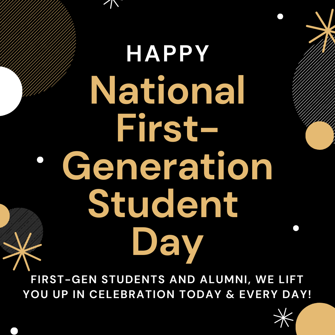 Happy National First-Gen Student Day!🎉🎉 We look forward to opportunities like this every year as we have so many #FIRSTGENMIZZOU students in our program to celebrate.

Tune in to TRiO social media all day for first-gen student highlights, events, and more! #CELEBRATEFIRSTGEN 🐯