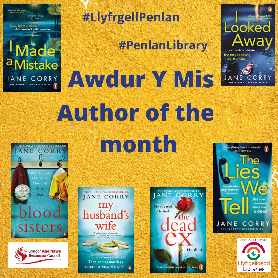 Discovermore's tweet photo. Author of the Month
#PenlanLibrary
@JaneCorryAuthor https://t.co/YbT4eQVdp2