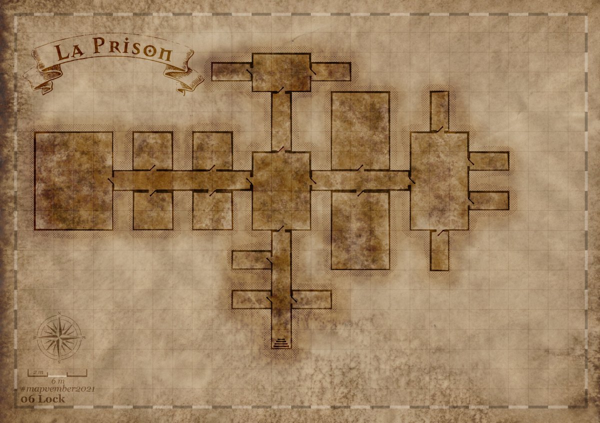 #mapvember2021 - 06 Lock #mapvember #map