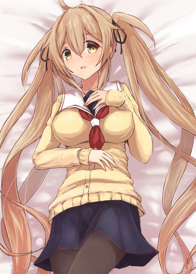 村雨(艦これ) 「抱き枕風村雨ちゃん 」|ヨミツナのイラスト