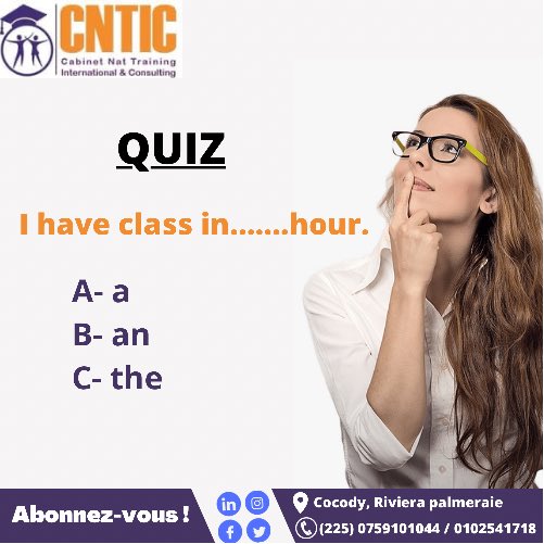CNTIC3's tweet photo. Choose the best option!
#anglaispourtous #cntic https://t.co/Dg58mO5JG8