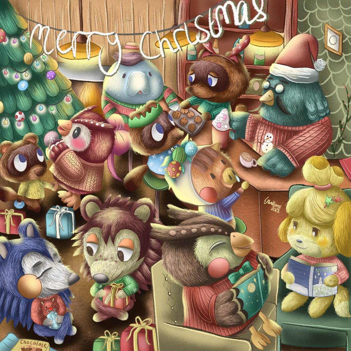LariArtThings's tweet photo. My new Christmas Prints / Cards and Stickers are now up on my shop🎄💖 any shares really appreciated 🥰 https://t.co/aTVSAn5Npq
