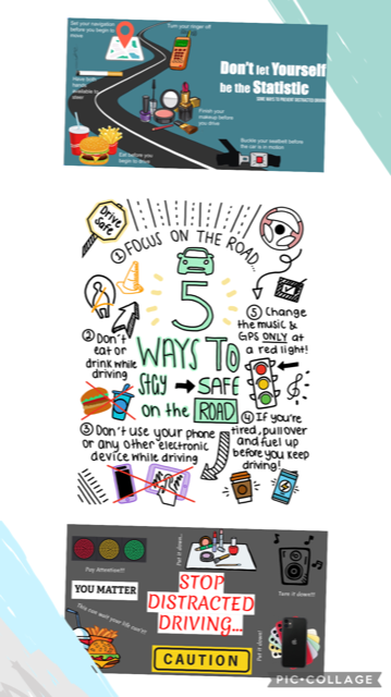 stemolla's tweet photo. Students @LourdesBobcats participated in spreading their perspectives of safe driving through infographics. #createrealimpact #OLLA #SADDCLYB https://t.co/QXhzG2dXlF