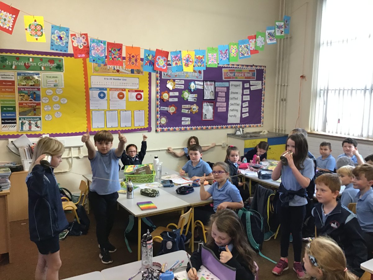 Ms_Power1's tweet photo. @ns_quin Science week fun! Rang 1/2 were exploring how sound travels and learning about the invention of the telephone  #ScienceWeek2021 https://t.co/nCrzo9PuaH