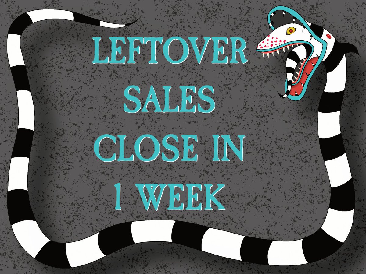 Leftover sales close in 1 week! We are sold out on physical zine books, but we still have some leftover merch and digital bundles! Grab yours while you still can!

strangeandunusual.bigcartel.com