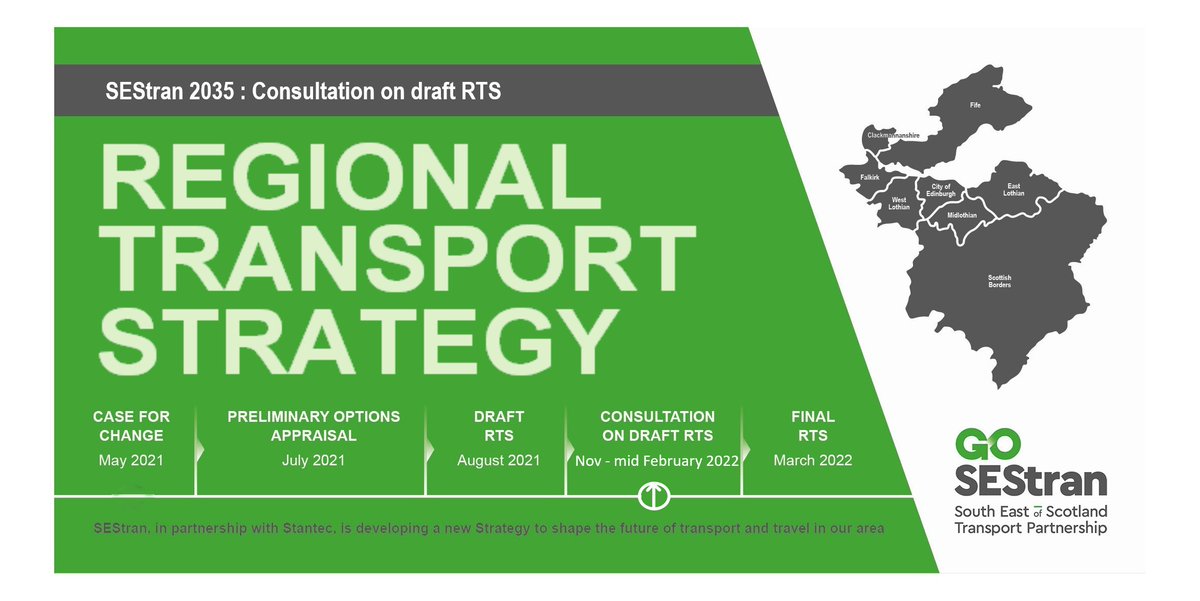 We are pleased to announce that the formal consultation on the draft RTS has commenced. The consultation is open until 5 p.m. on 11 February 2022.

Please visit our Virtual Engagement Hub for more details virtual.engage.stantec.com/sestranrts/