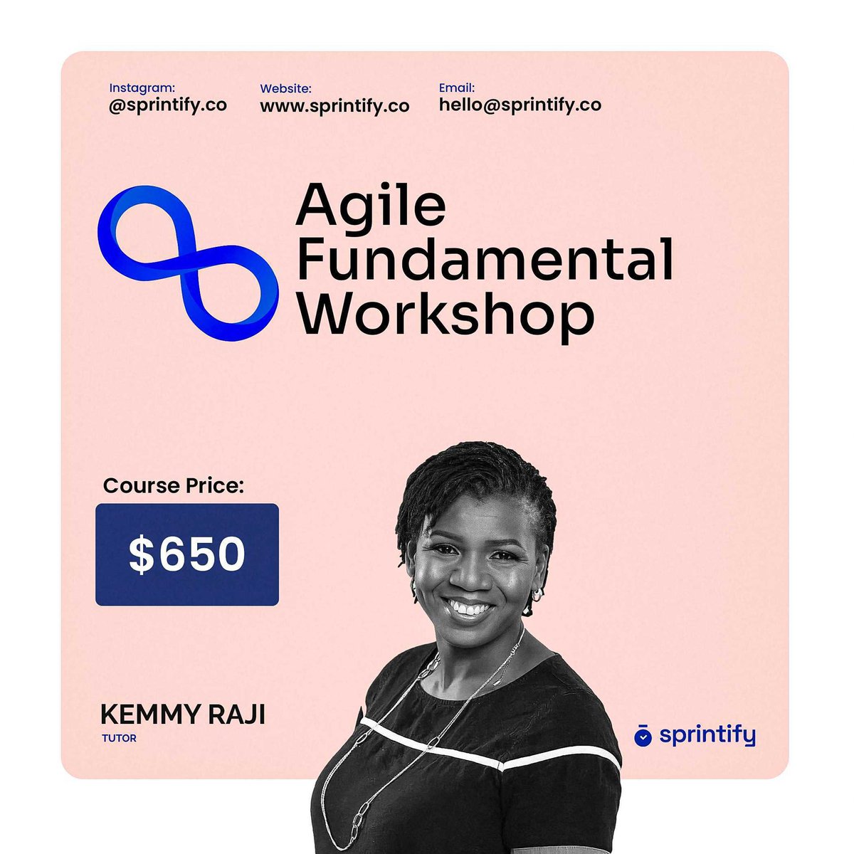 Sprintify2's tweet image. Kicking off the new week with exciting news! 
Are you interested in learning about Agile fundamentals? Here is an opportunity for you to learn from the best! Sign up now for our Agile fundamental workshop and begin your Agile journey today.

#Agile #Agilefundamentals #workshop