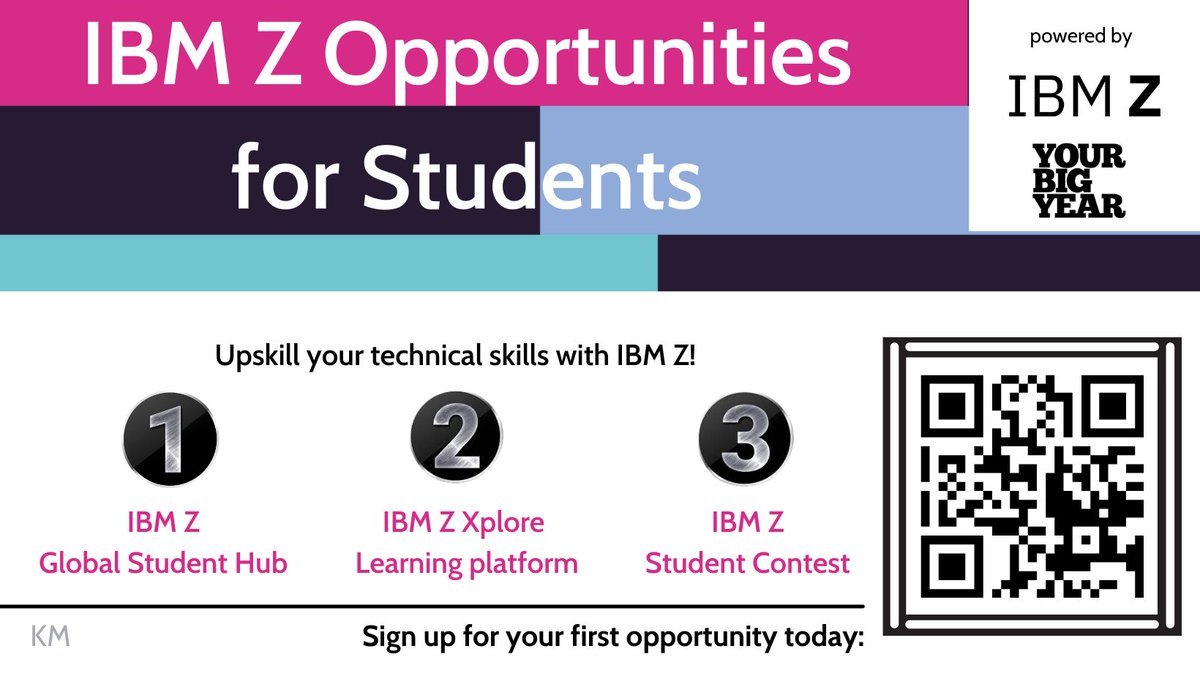 Join the IBMZ Global Student Hub ibm.biz/zambassador14 to learn new technical and professional skills in the world of enterprise computing, earn digital badges to showcase your skills and your contributions, and be future-ready.