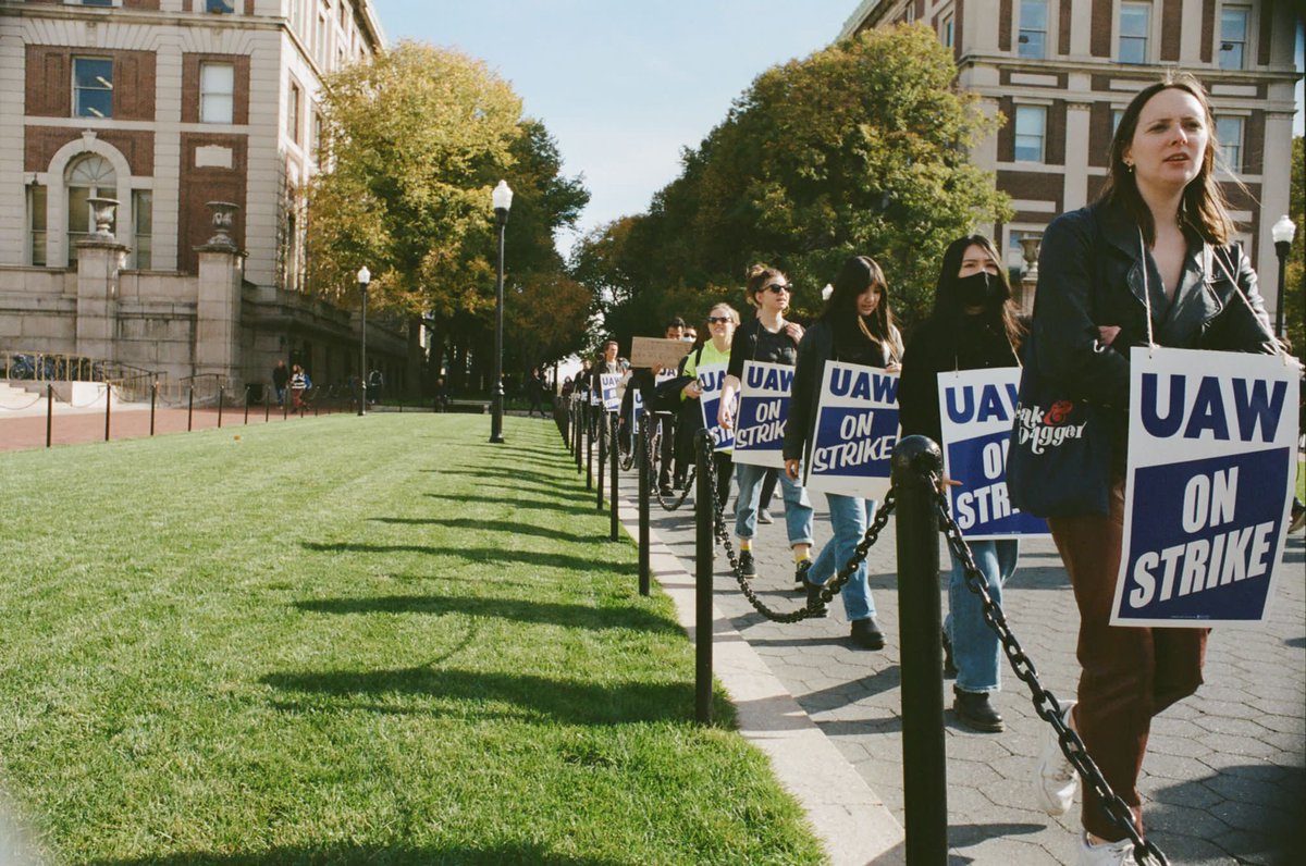 SW_Columbia's tweet image. Are you there yet?
C U Strike at the Picket Line!
#CUStrike #university #strike #workersrights #graduates #Columbia #MondayMotivation