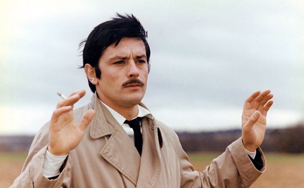 Happy birthday to the king of noir, Alain Delon!     