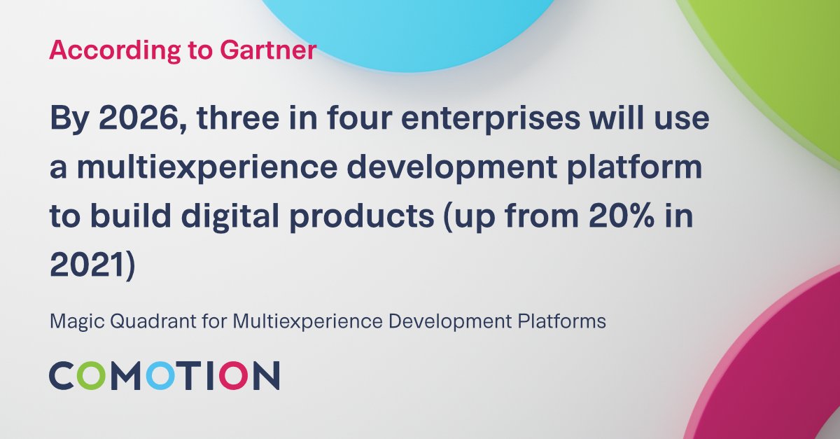 comotionbiz's tweet photo. Many businesses struggle to utilize existing technologies to stay ahead of market demands. Comotion components leverage multiexperience platform development to introduce increased levels of flexibility and market responsiveness. Speak to us about a demo https://t.co/o2W66ocrPV