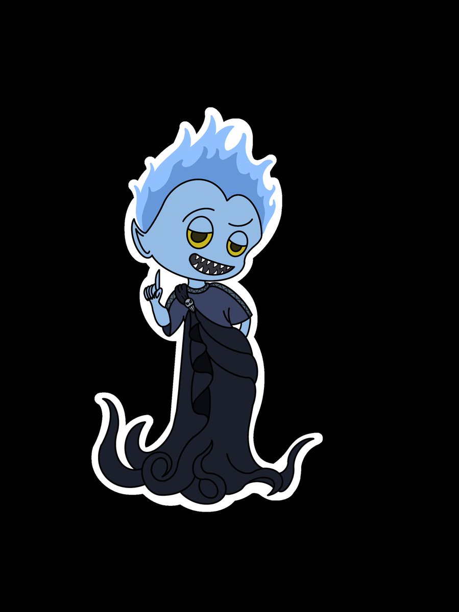 harbingerbri's tweet photo. Did a little #hades from #Disney #Hercules , check it out at https://t.co/xUhC7LPAgR 

#cute #chibi #art #handmade #stickers #contentcreators https://t.co/gOribLL3WS
