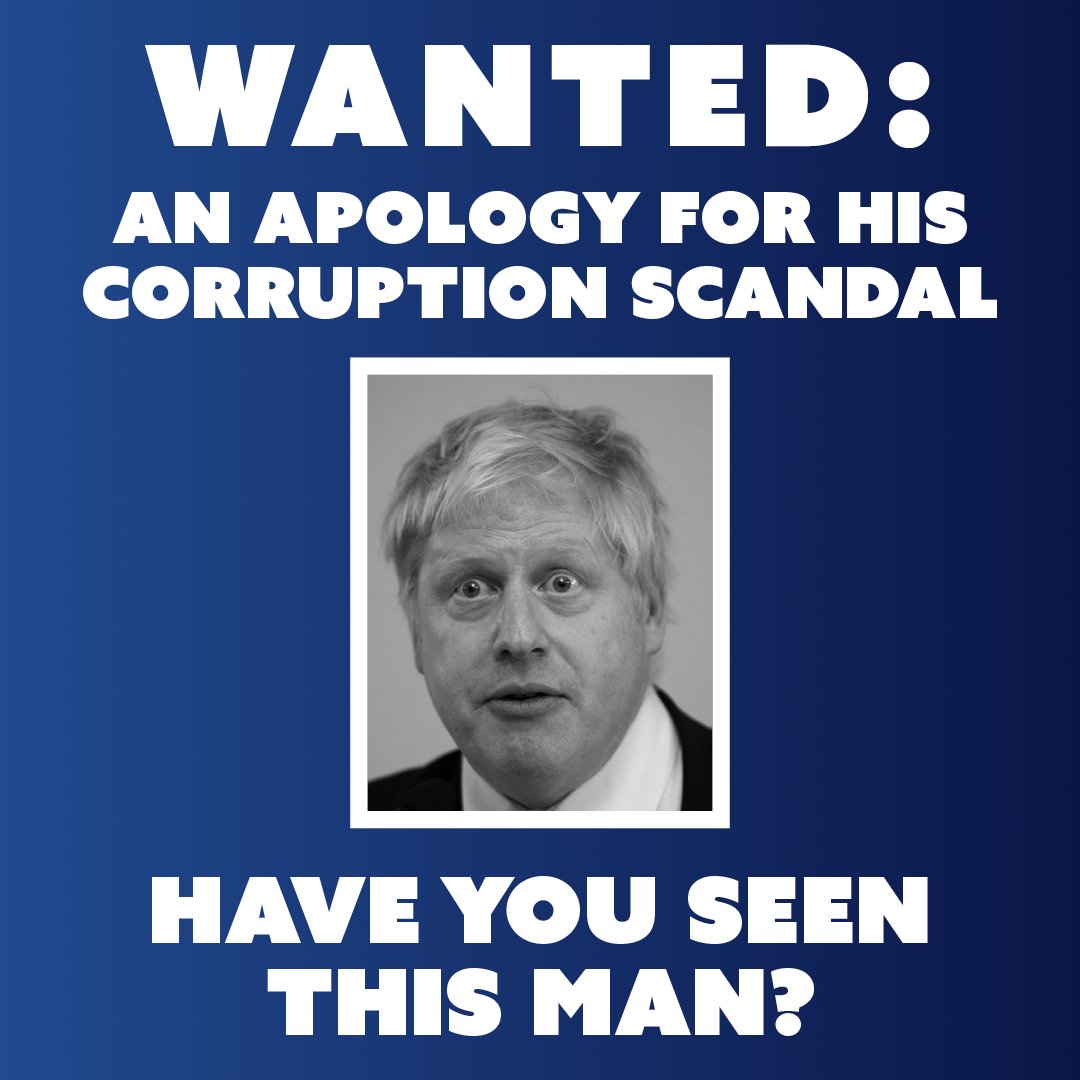 UKLabour's tweet photo. We asked Boris Johnson to turn up to Parliament today and apologise for his corruption scandal. But he hasn’t turned up.

Has he hidden in the fridge again? 👀 https://t.co/c7OXuLEqLJ