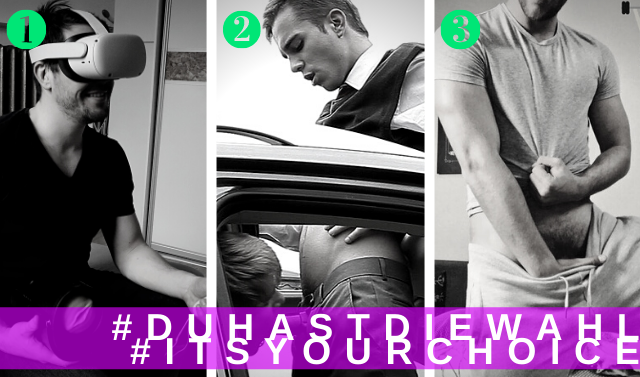 RoneyUnterwegs's tweet photo. #NoNutNovember - der Monat in dem du so versaut sein kannst, wie du möchtest, aber Achtung: Kommen ist nicht :wink:
Also, auf was kannst du am ehesten verzichten: Cybersex (1) , Cruising (2) oder Wichsen (3) - #ITSYOURCHOICE und wir sind gespannt! https://t.co/SvHtuT1RMk