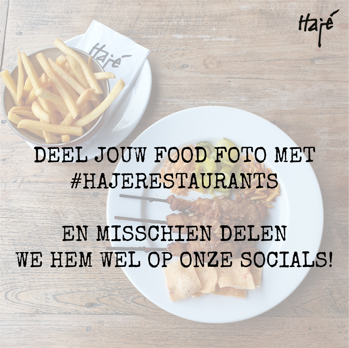 Deel jouw Hajé foto's met #hajerestaurants en wie weet delen we jouw aantrekkelijke food foto wel! 🍔🥦 #haje #delen #share #deel #food #foodphoto #foodfoto #eten #socials #socialmedia #koffie #diner #lunch #ontbijt #lelystad #joure #nunspeet #nieuwegein #heemskerk #zurich