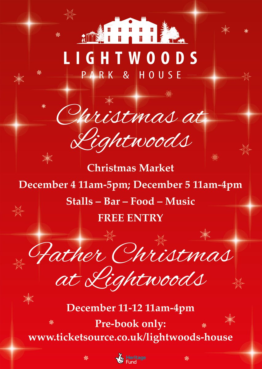 Lightwoodshouse's tweet photo. Coming up next month! #Christmas #lightwoodshouse #food #drink #music @VisitSandwell @SandwellMuseums @sandwellcouncil https://t.co/NvDqeBXiun