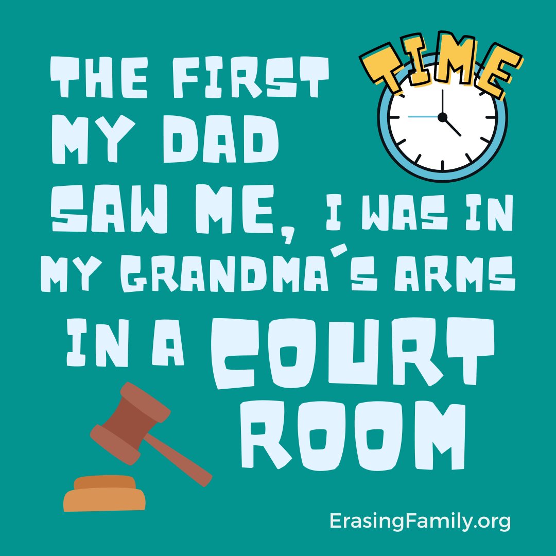 This is not the way a child should meet their dad. It is time to end Erased Families. For more information read below:
‼️‼️‼️‼️‼️‼️‼️‼️‼️‼️
Watch Erasing Family Documentary on Youtube &amp; visit erasingfamily.org for help if you are from a divorced family.