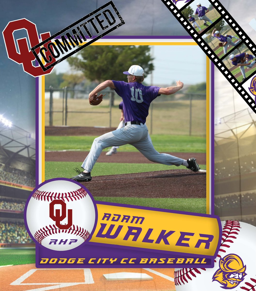 adamwalkr00's tweet photo. Excited to announce that I’ll be continuing my career at @OU_Baseball. I want to thank @BrettDoe, @EliEgger4 for helping me get to this point! #Boomer #GoConqs @CoachJohnsonOU https://t.co/YNKJDzBIQ5