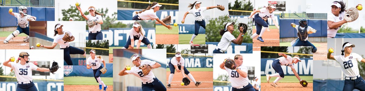 USASoftball's tweet photo. Introducing the 1️⃣7️⃣ athletes set to represent the #USASoftball U-18 Women's National Team 🇺🇸 at the upcoming Junior Pan American Games and U-18 Women's World Cup ⤵

INFO → https://t.co/3EqmQPk9lR https://t.co/B5IzkfCJmJ