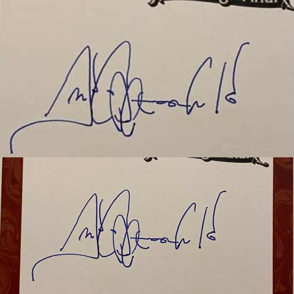 Alek_Douglas_64's tweet photo. @TalkShopLive Why are you selling fraudulent items? The @D_Copperfield signed bookplates are CLEARLY autopen signatures, &amp; now you're refusing to offer refunds for the @simonschuster-Copperfield's lies &amp; misrepresentation? A good was offered for sale, said good was NOT delivered. https://t.co/v3BFSkv1xj