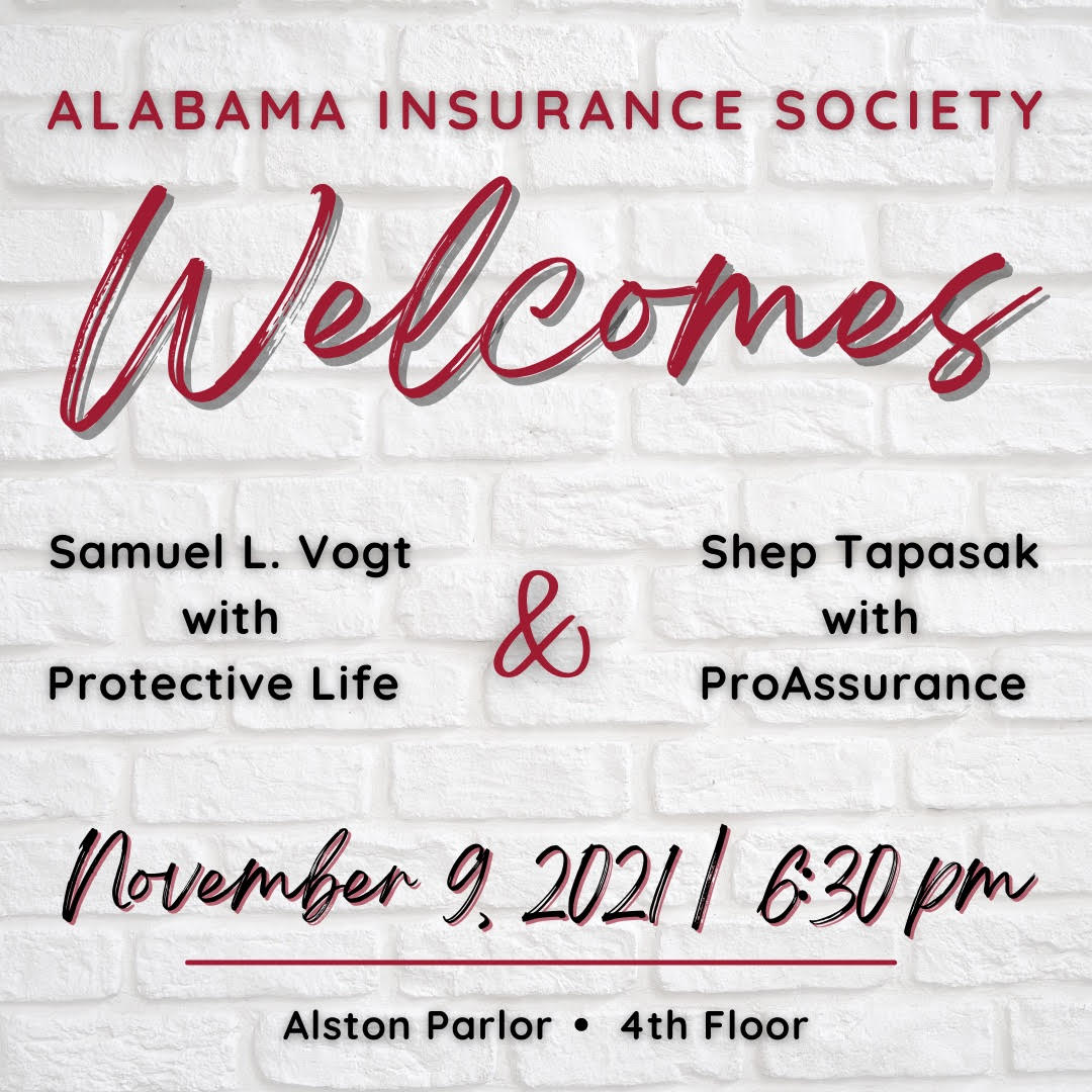 The AIS has an exciting evening planned for tomorrow night! Please join us at 6:30 in Alston Parlor. #ais #underwritingpanel #protectivelife #proassurance