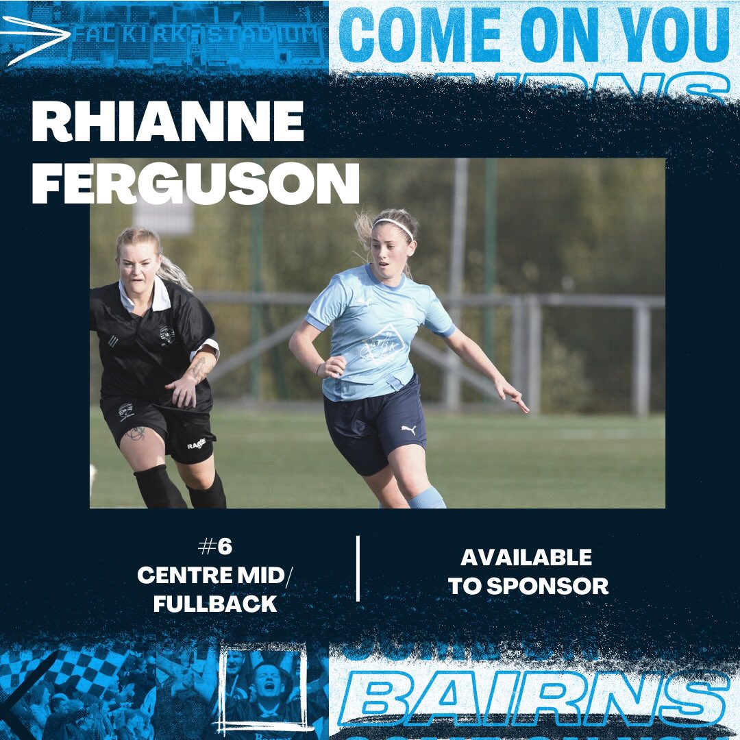 Falkirk Women (@falkirkwomen_) on Twitter photo P͟l͟a͟ ͟ye͟r͟ S͟ ͟po͟n͟s͟o͟r͟s͟h͟i͟ ͟ps͟
Support your favourite Bairn w/ a player sponsorship! With packages from just £50, your support is a vital part of our success!
<a href="/RhianneFerguson/">Rhianne Ferguson</a>, <a href="/MissGardner12/">Miss Gardner</a>, <a href="/Zo3Tayl0r_xx/">ℤ𝕠𝕖</a> & <a href="/JillianLeiper/">Jill Leiper</a> are all available to sponsor, DM w/ interest P͟l͟a͟ ͟ye͟r͟ S͟ ͟po͟n͟s͟o͟r͟s͟h͟i͟ ͟ps͟
Support your favourite Bairn w/ a player sponsorship! With packages from just £50, your support is a vital part of our success!
<a href="/RhianneFerguson/">Rhianne Ferguson</a>, <a href="/MissGardner12/">Miss Gardner</a>, <a href="/Zo3Tayl0r_xx/">ℤ𝕠𝕖</a> & <a href="/JillianLeiper/">Jill Leiper</a> are all available to sponsor, DM w/ interest