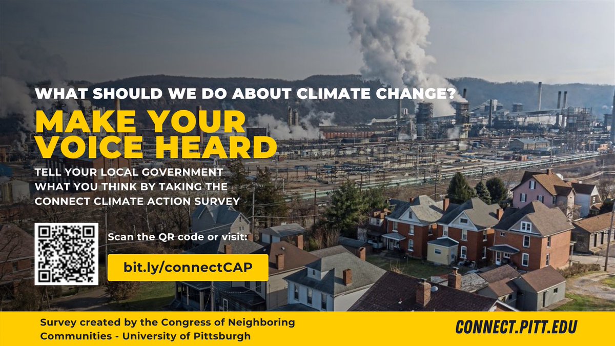Allegheny County residents! Let your local governments know how we should address the climate crisis:
pitt.co1.qualtrics.com/jfe3/form/SV_3…