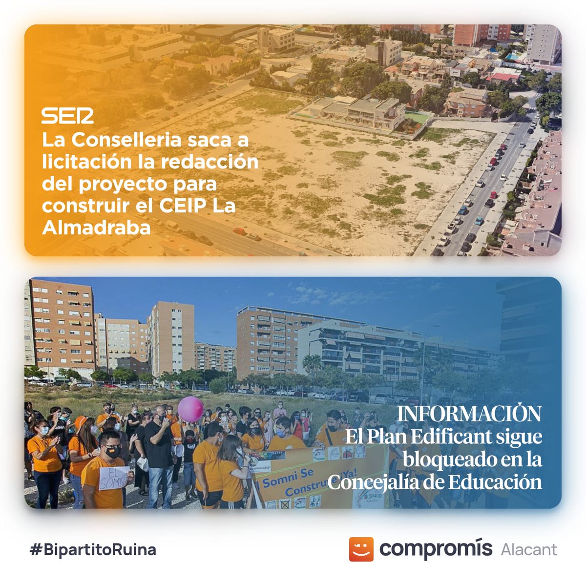 NatxoBellido's tweet image. 👍 Governar per a les persones... 

👎 Governar des del sectarisme partidista...
#GovernsAmbCompromís 
vs 
#BiPPartitoRuina