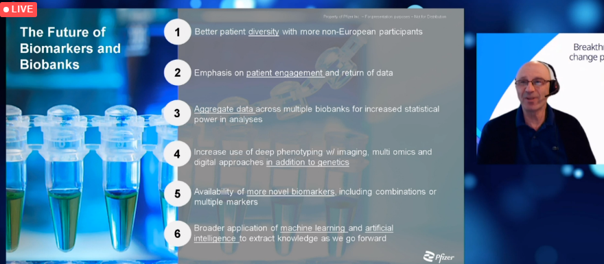 📌Super Keynote Lecture @EBW21 today by Dr Mikael Dolsten @pfizer ➡️moving into #BioData #Biobanks including Deep Phenotyping & Quantitative #Omic technologies for #PrecisionMedicine 🧫🔬🧬💉💊