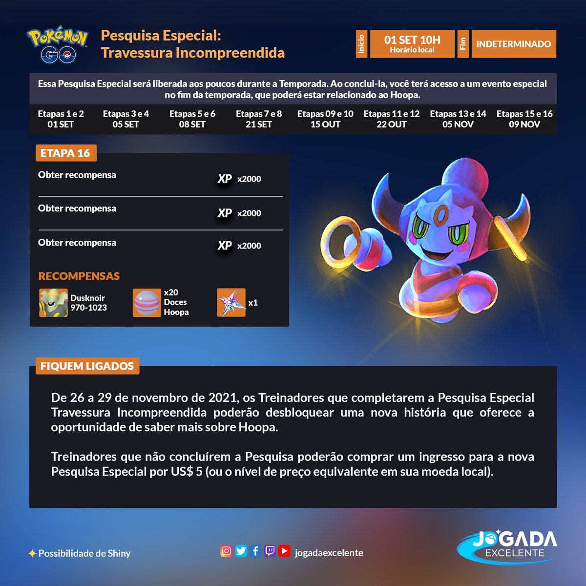 Preparem-se para a Temporada de Travessura e muito mais em Setembro! – Pokémon  GO