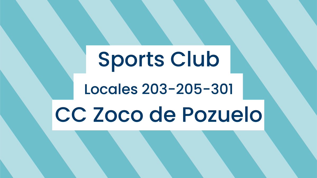 🏃🏻 Escapa de la rutina y disfruta de cada ejercicio en <a href="/bepersports/">BEPER</a> , centro de entrenamiento ubicado en nuestro #CCZoco 🏋

Gracias a sus instalaciones y gran equipo de profesionales, BE:PER es el lugar idóneo para cumplir tus objetivos.

#EntrenamientoPersonal #CentroDeportivo