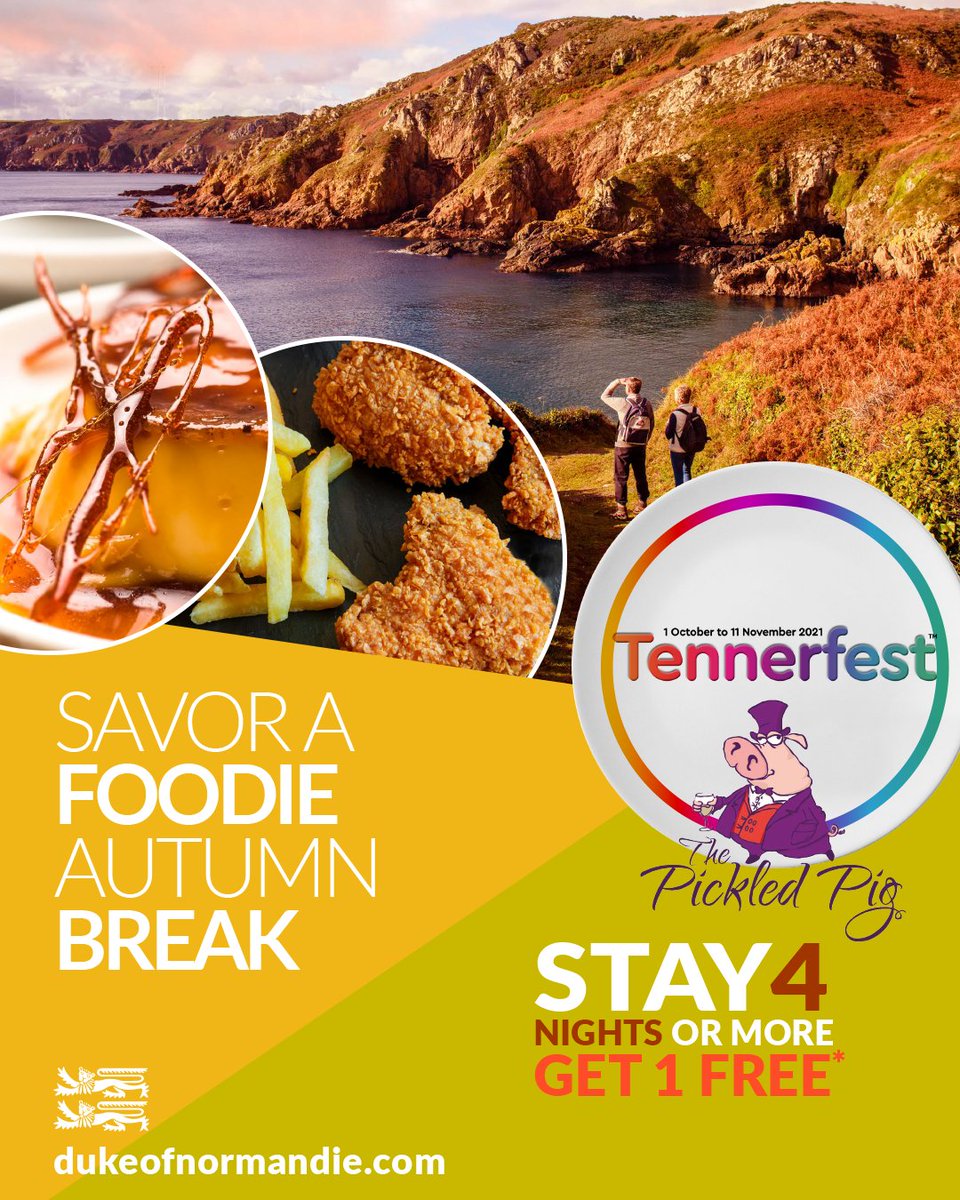 Take advantage of our ‘Stay 4 nights or more and get 1 free’ offer! Head to our website to book your stay and recharge this Autumn.

November is a great month to visit the island, especially if you love your food, and at our very own <a href="/PickledPigGsy/">The Pickled Pig</a> you’ll be spoilt for choice.