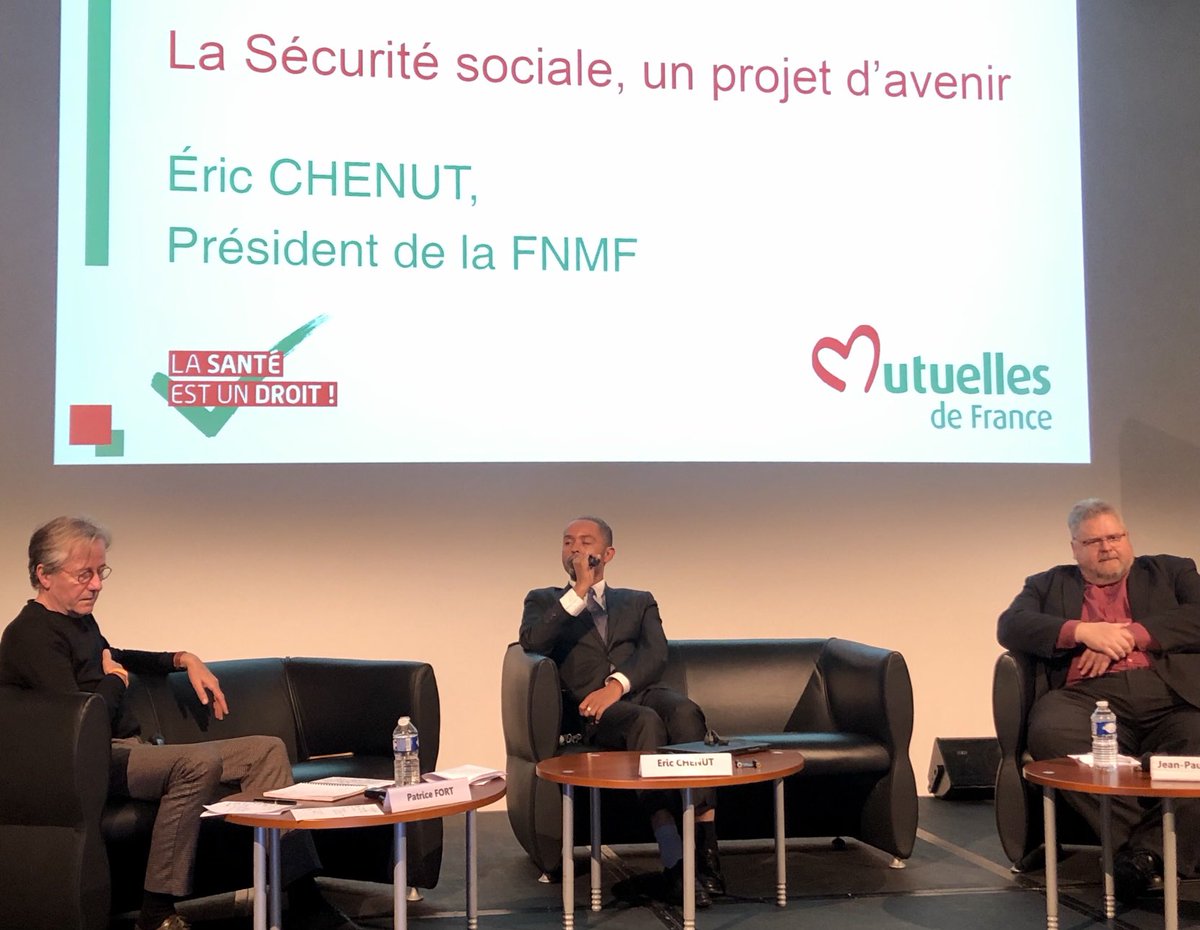 ⁦<a href="/EChenut/">Eric Chenut</a>⁩ invité des ⁦<a href="/MutuellesdeFr/">Mutuelles de France</a>⁩ pour leur colloque sur la sécurité sociale, un projet d’avenir.
