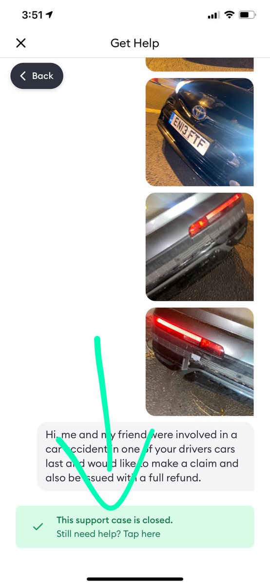 gabbrooksX's tweet photo. @boltapp hi can someone get back to me please, we was in a car accident with one of your drivers and would appreciate not being ignored 

Thanks @isleyjosephx https://t.co/U7ud9McEDi