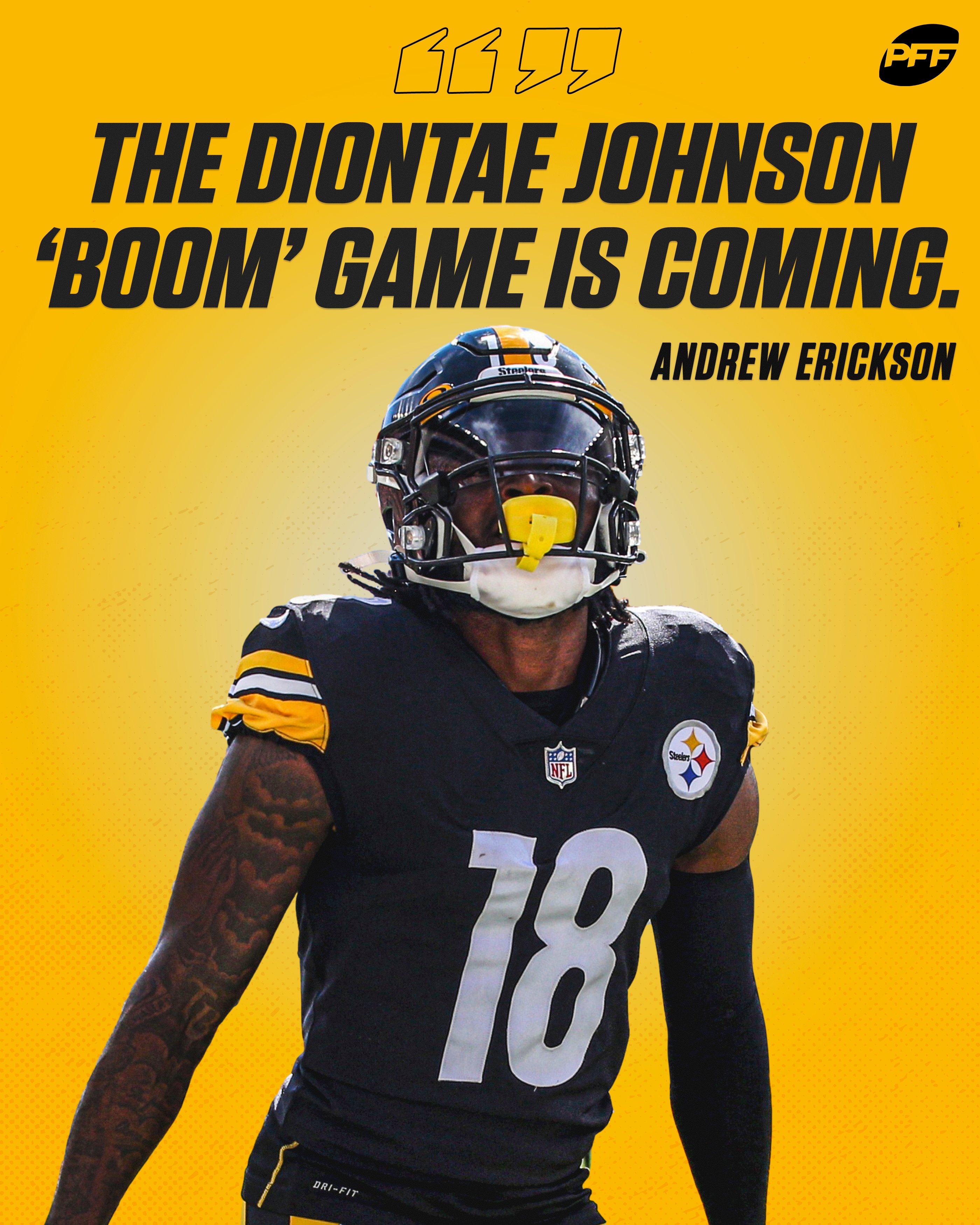 PFF Fantasy Football on X: 'Here comes Diontae Johnson 